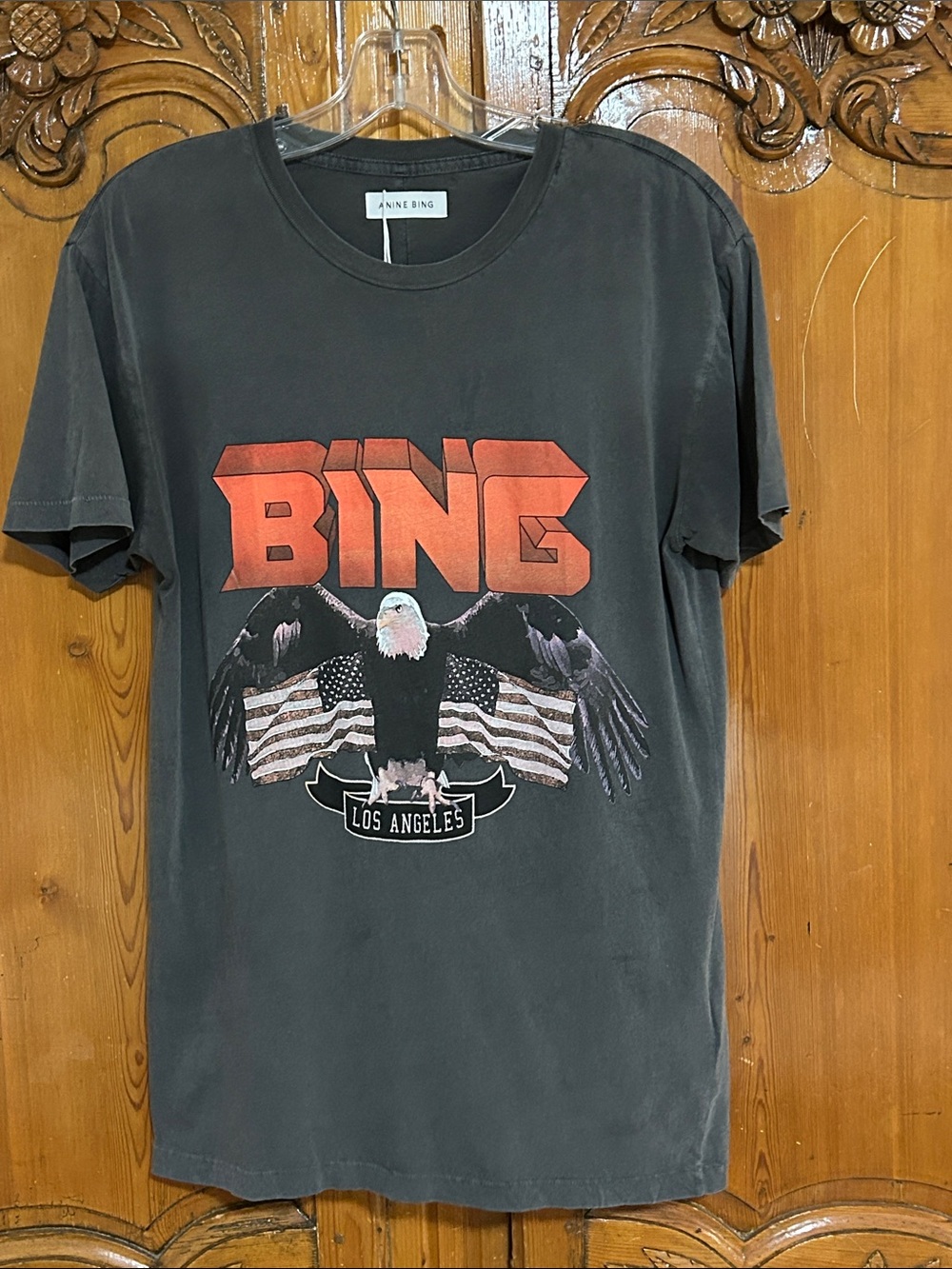 Anine Bing PatrioticcLis Angeles Graohic Tee. Small